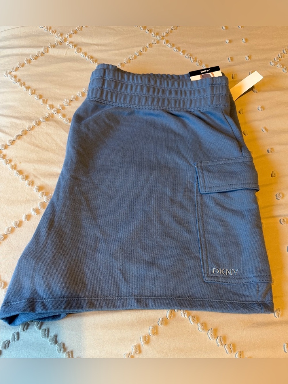 DKNY Women's Blue Cargo Pocket Short - XXL